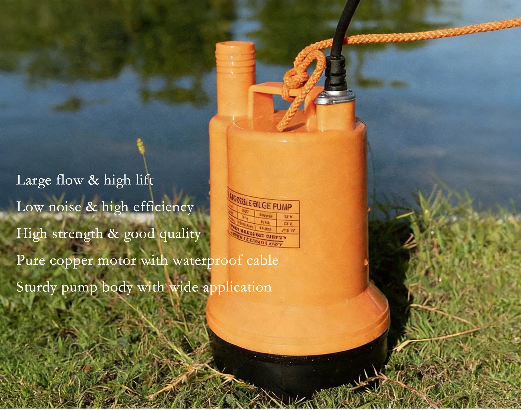 مضخة مياه غاطسة 12 فولت تيار م - مراجعة Fishing Boat Bilge Pump وسعره