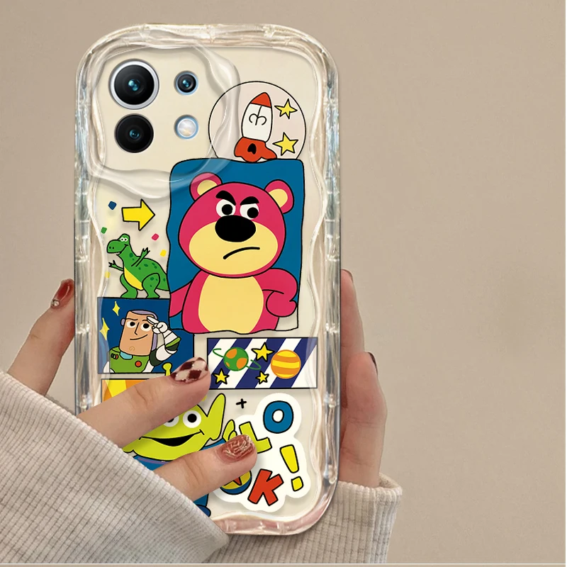 Disney Toy Story 3D Wave Case For Xiaomi 14T 13T 12T 13 12 11 11i Lite 5G 10T POCO X5 X6 Pro X3 NFC X4 GT F3 F4 F5 F6 M6 M5S C65