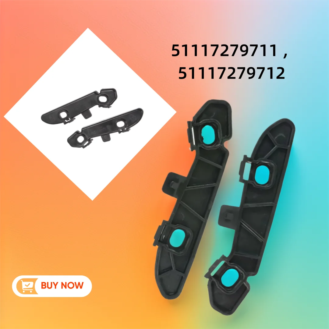 

For BMW 3 Series F30 F31 F35 F80 Front Bumper Brackets - Lower Support Rail Mountings, OE 51117279711/51117279712 Durable ﻿