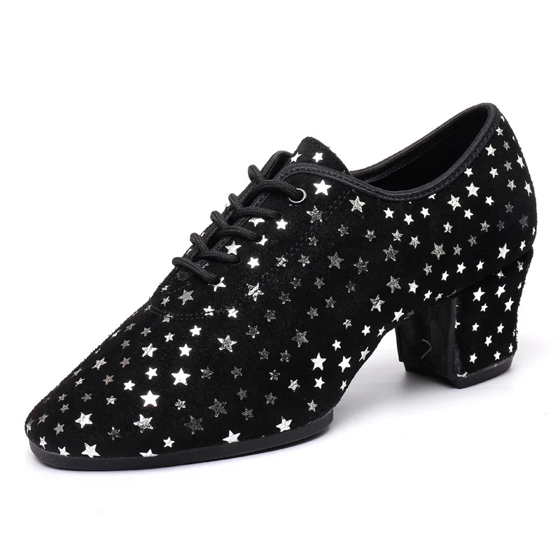 

Ladies Women Non-Slip Latin Jazz Adult Ballroom Salsa Dancing Shoes Star Teachers Training Modern Tango Sneakers