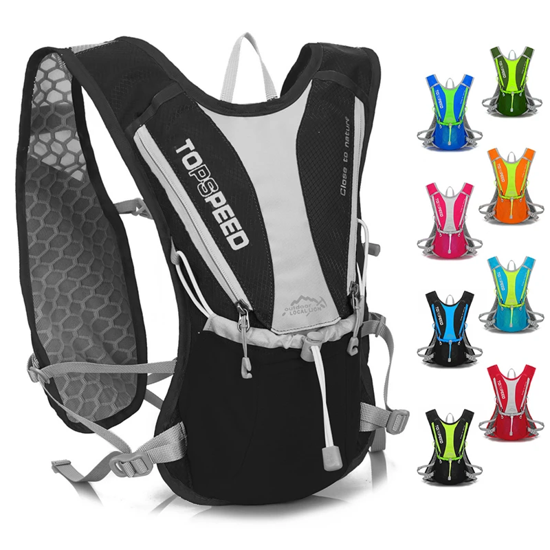 Running Cycling Trail Running Hiking Marathon Ultra-light Outdoor Hydration Vest Backpack Men 2l Water Bladder 500ML Bottle