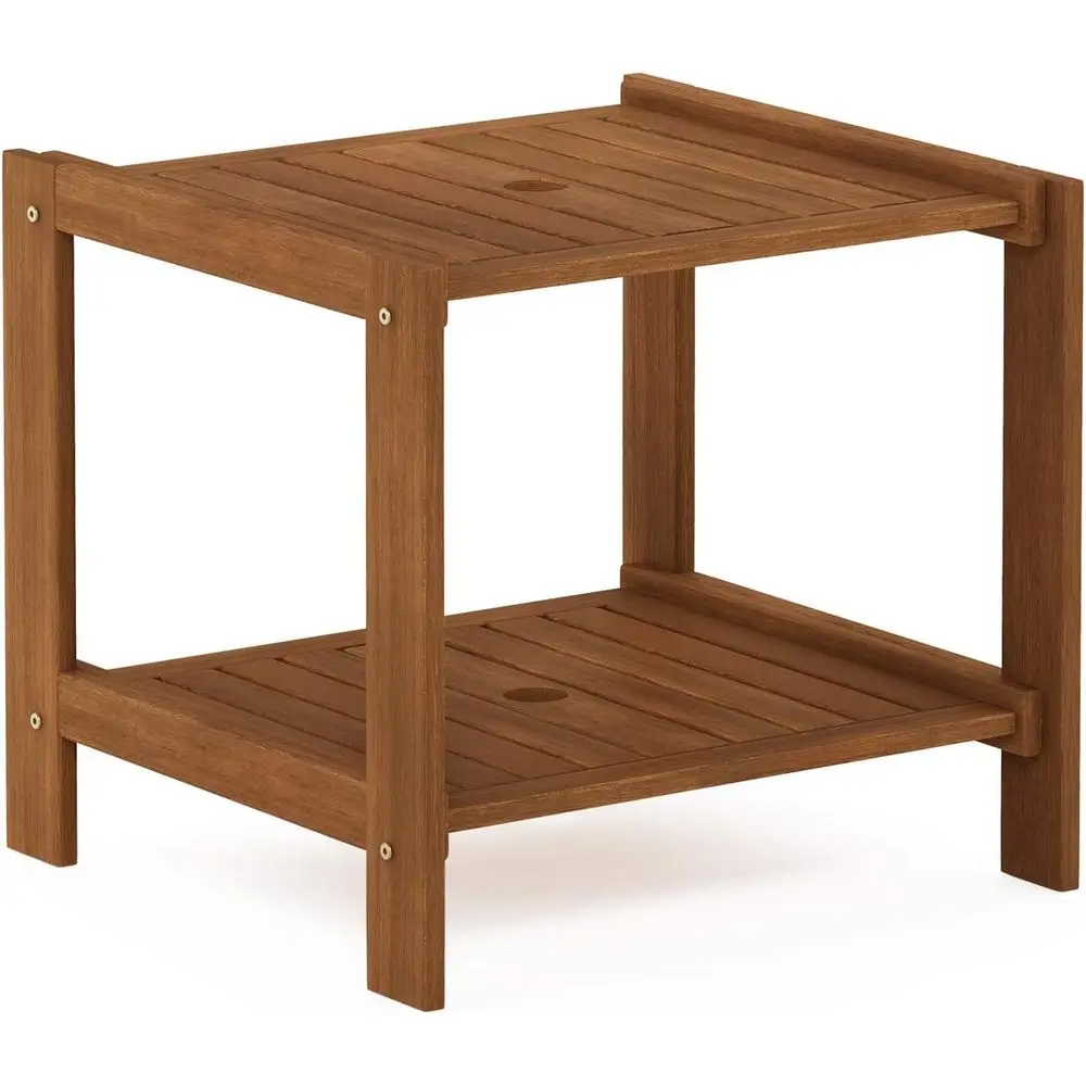 19840T Tioman Hardwood Mississippi Side Table Natural