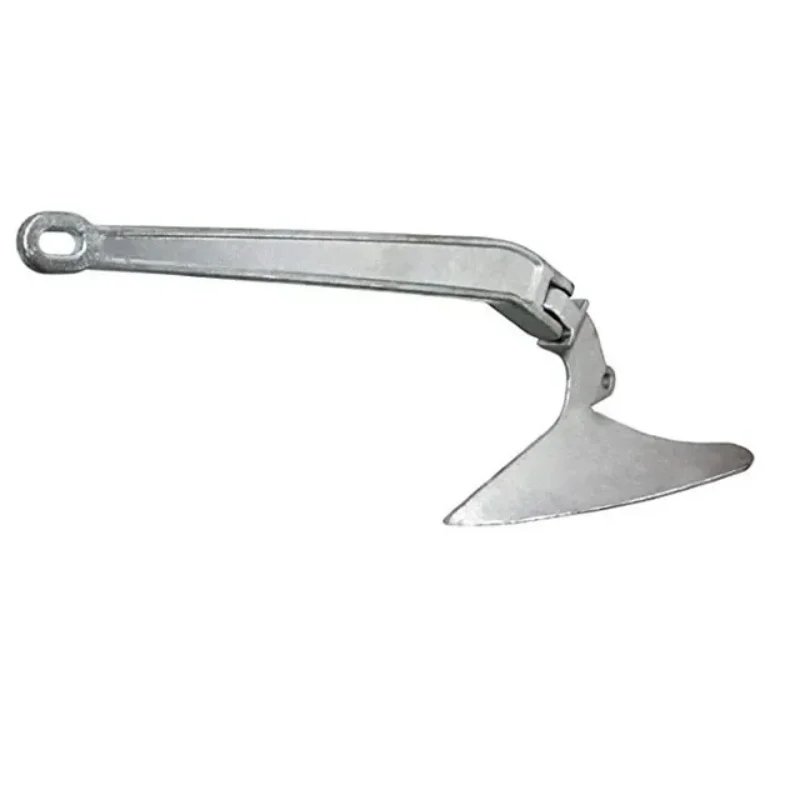 Marine Grade 316 Stainless Steel Boat Hinged Plow Plough Anchor 12KG