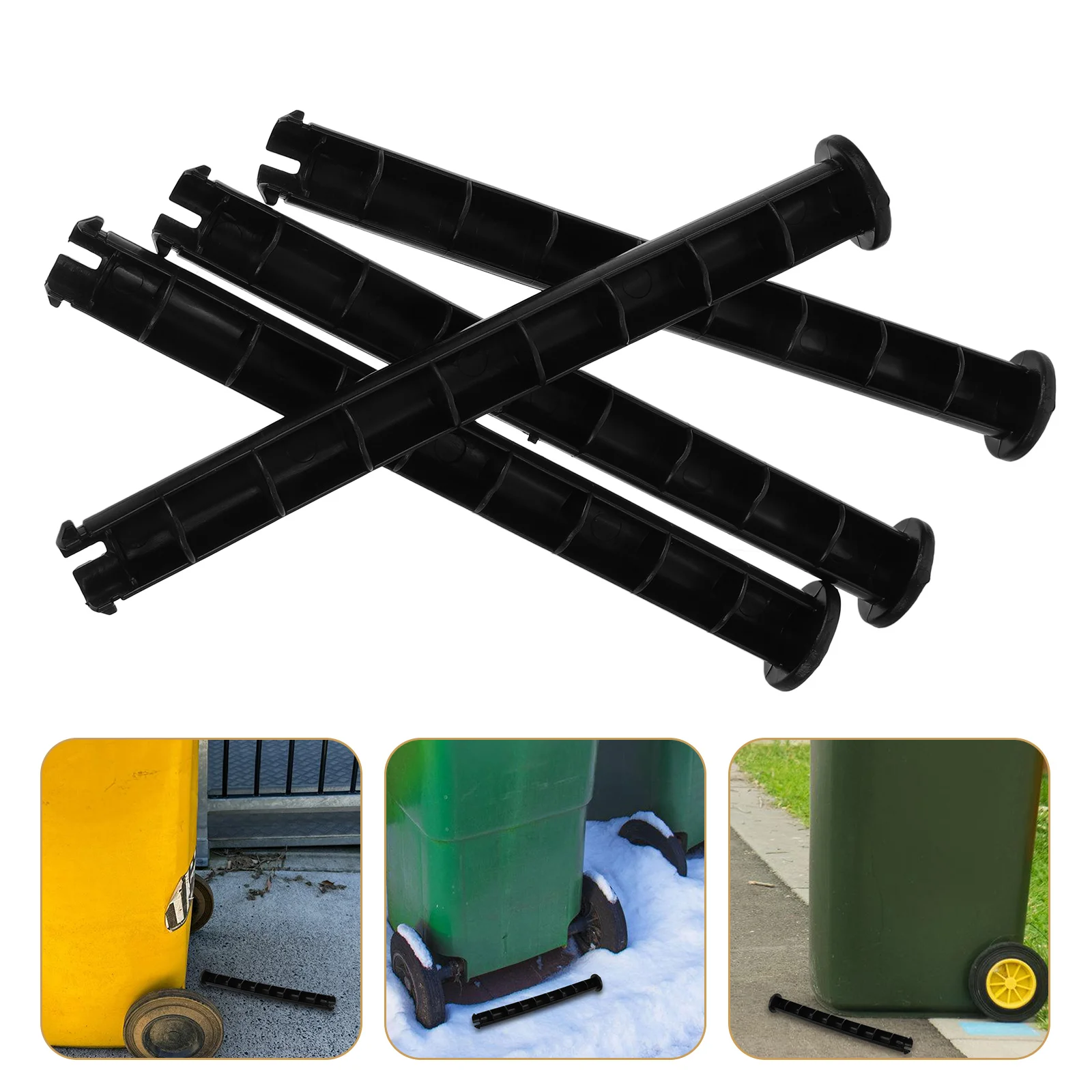 

4pcs Trash Can Lid Accessories Reliable Plastic 120L B Type Garbage Latch Locking Pin Easy Fit Outdoor Sanitation