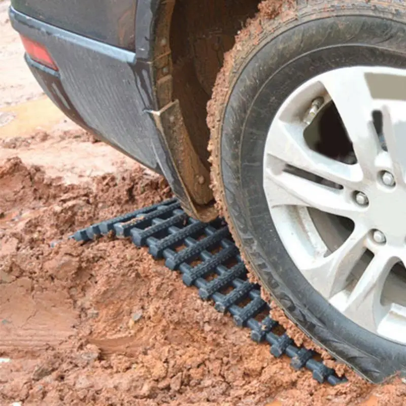 100cm Auto Tyre Traction Board Tyre Ladder Track Grabber Traction Aid For Off-Road Mud Snow Ice Sand Escape Tracks Traction Mat