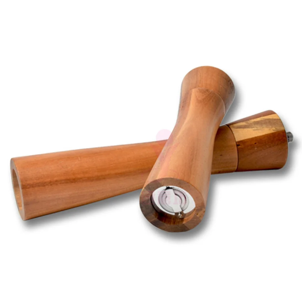 

1Pcs Wooden Pepper Grinder Manual Ceramic Mill Spice Crusher Pepper Cumin Salt Grinding Portable Kitchen Seasoning Tool