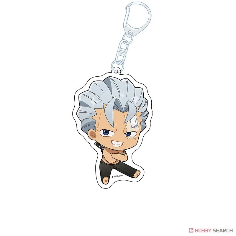 Undead Unluck ANIME 6CM Acrylic Figure Keychain Bag Charms Backpack Pendant Friends Gifts Car Pendant