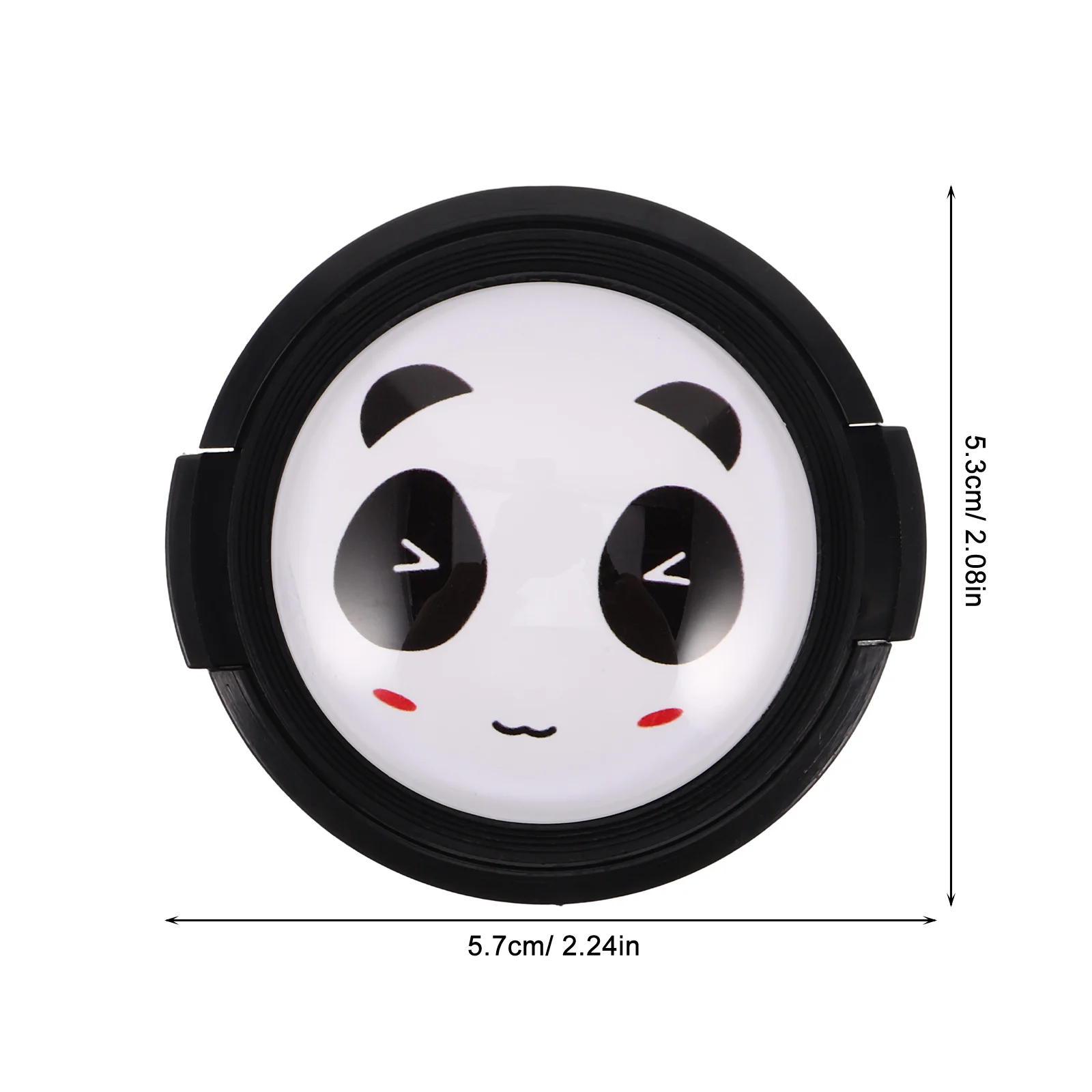 Pelindung Lensa Kamera Panda yang Tahan Lama Desain Unik Mudah Dipasang Kompatibilitas Universal untuk Aksesori Kamera Instan Dslr