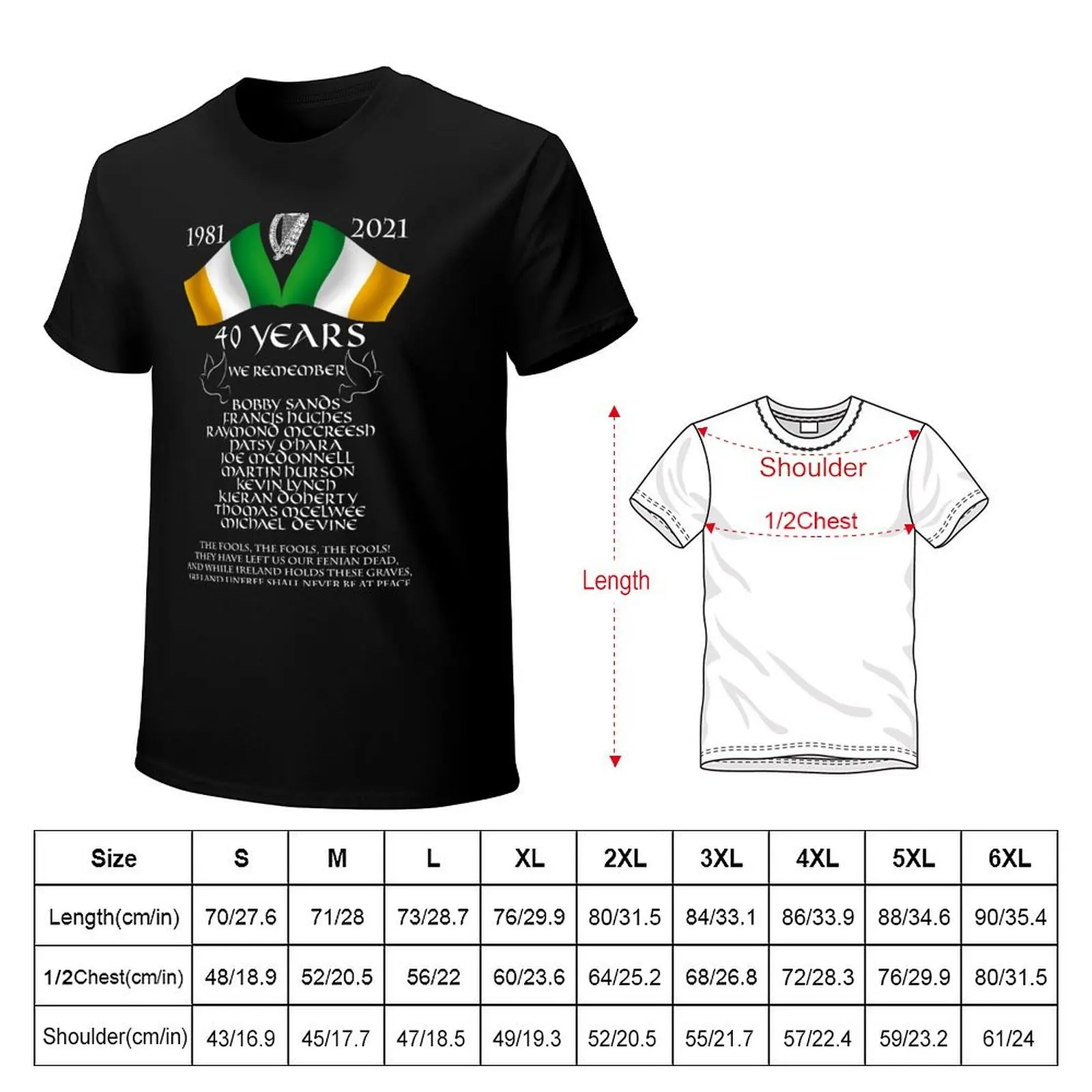 Hunger Strike 1981 - 40th Anniversary T-Shirt Cool Dry Performance T-Shirt