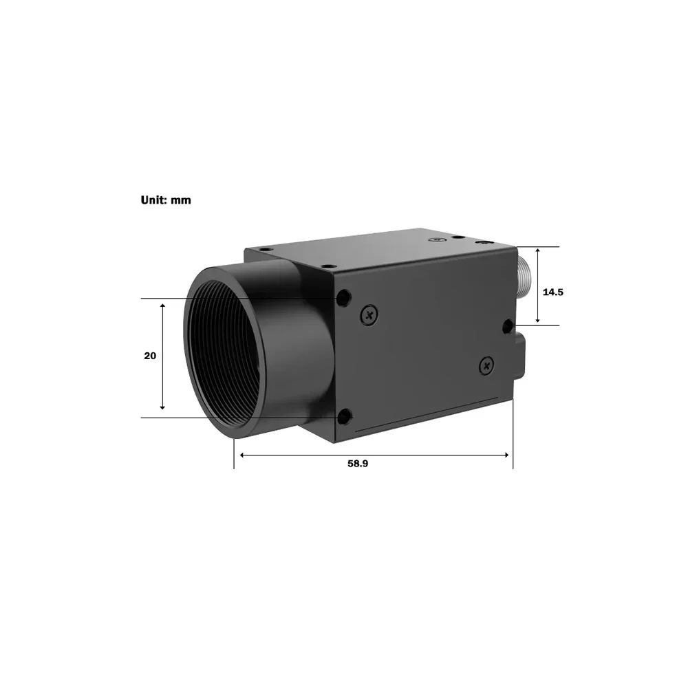 

2026HIFLY GigE 20MP 1" 5.9fps CMOS IMX183 Sensor Machine Vision Industrial Camera For Visual Recognition And Positioning