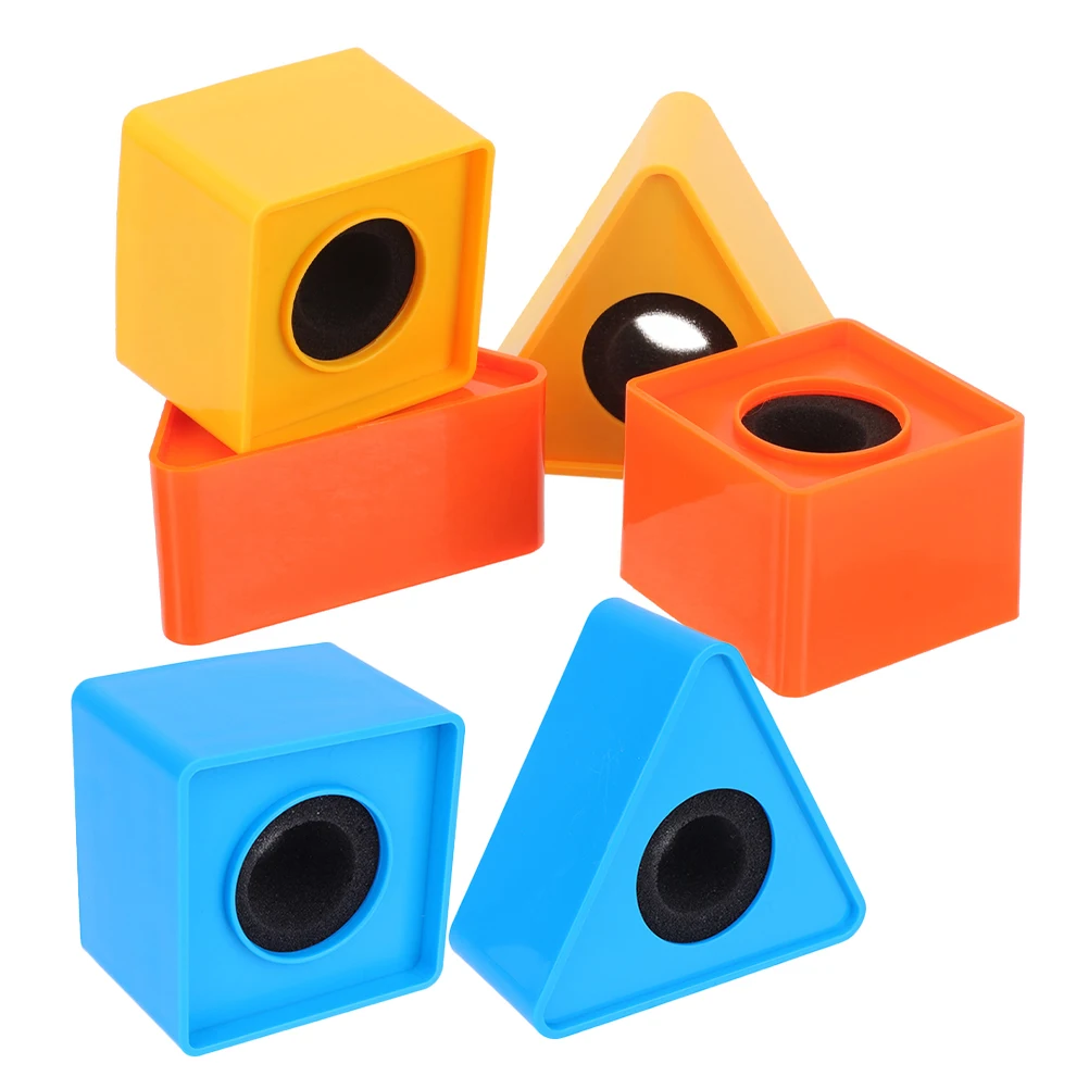 

6pcs Microphone Flag Station Portable Logo Cube Triangular Square Interview Conference Mic Stand News Reporters Journalists