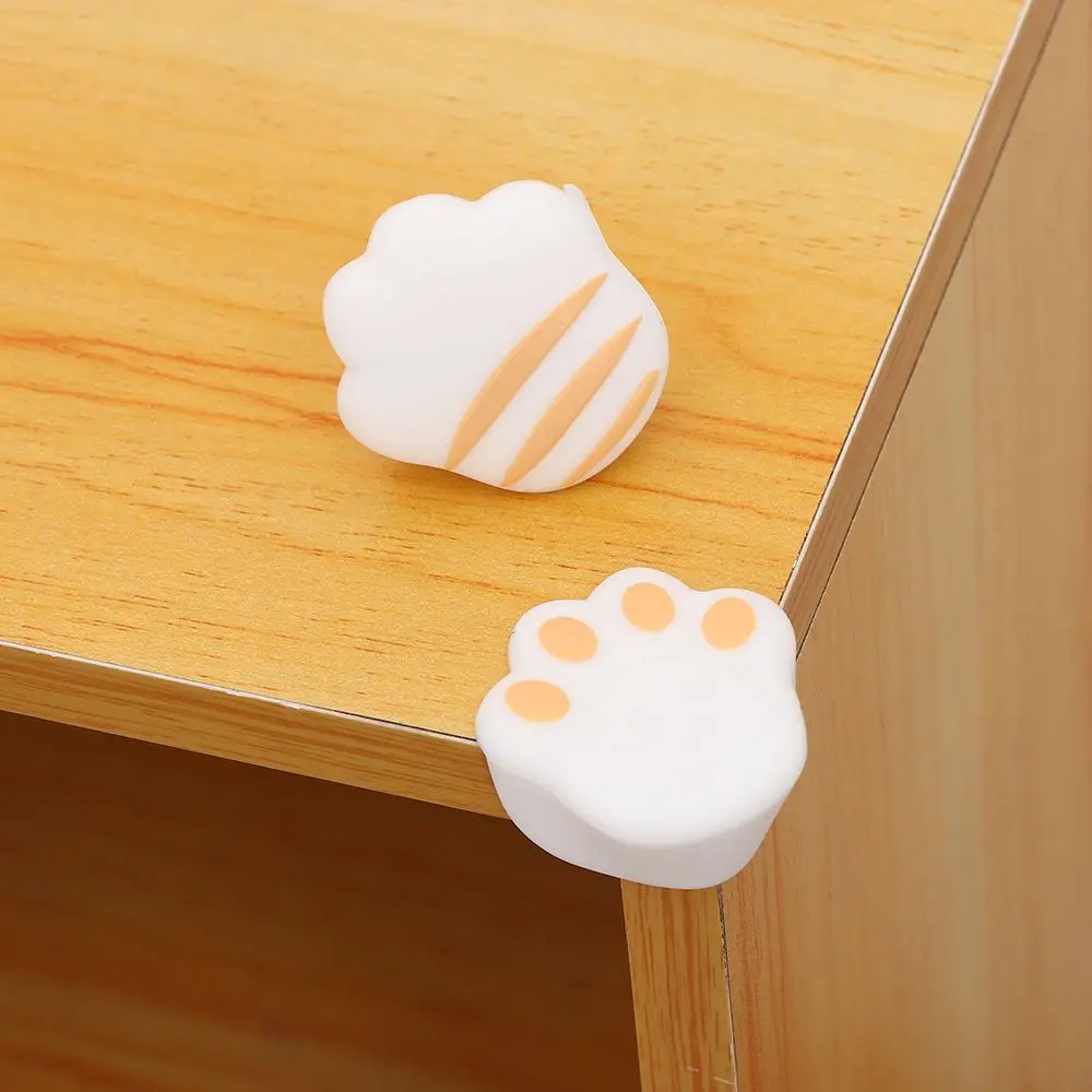 Soft Table Protection Baby Safe Cat Paw Corner Protector Anticollision Strip Corner Guards Edge Anticollision