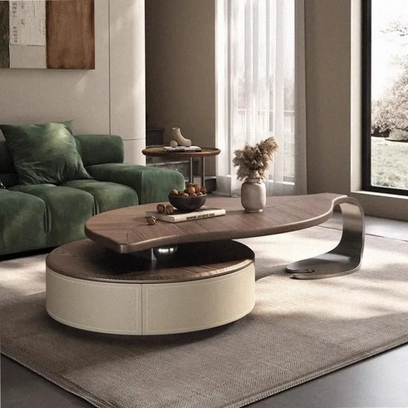 Nordic Wood Coffee Tables High Quality Metal Living Room Coffee Tables Modern Apartments Designer Mesa Centro Furniture For Home