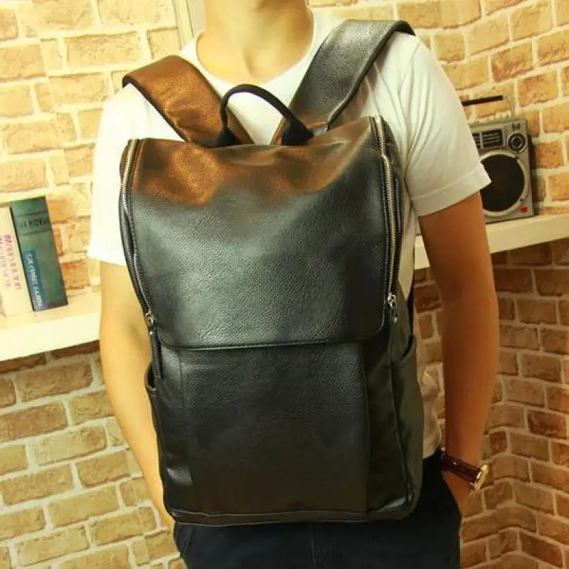 

European/American Fashion Retro Top Layer Cowhide Backpack Simple And Casual Versatile Portable Travel Backpack For Women Trendy