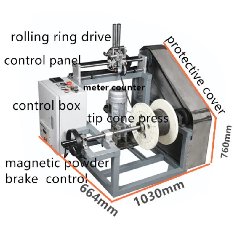 For spool rewinding machine and Automatic Coiling Machine Shanghai Cable Wrapping Packing Machine