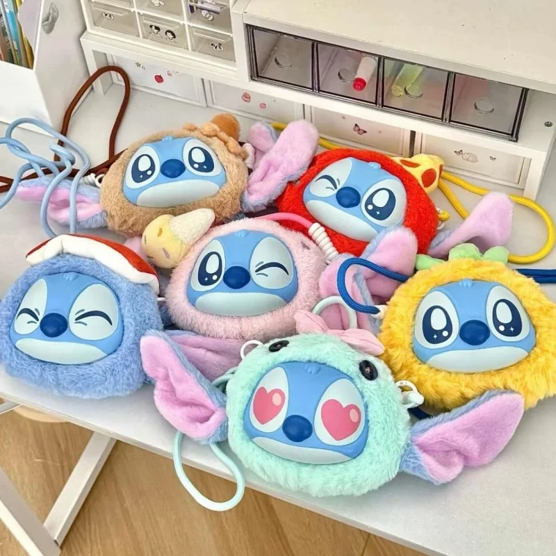 

Hot Origina Stitch Funny Travel L Blind Box Vinyl Crossbody Organizer Backpack Trendy Decoration Cute Toy Girl'S Birthday Gift