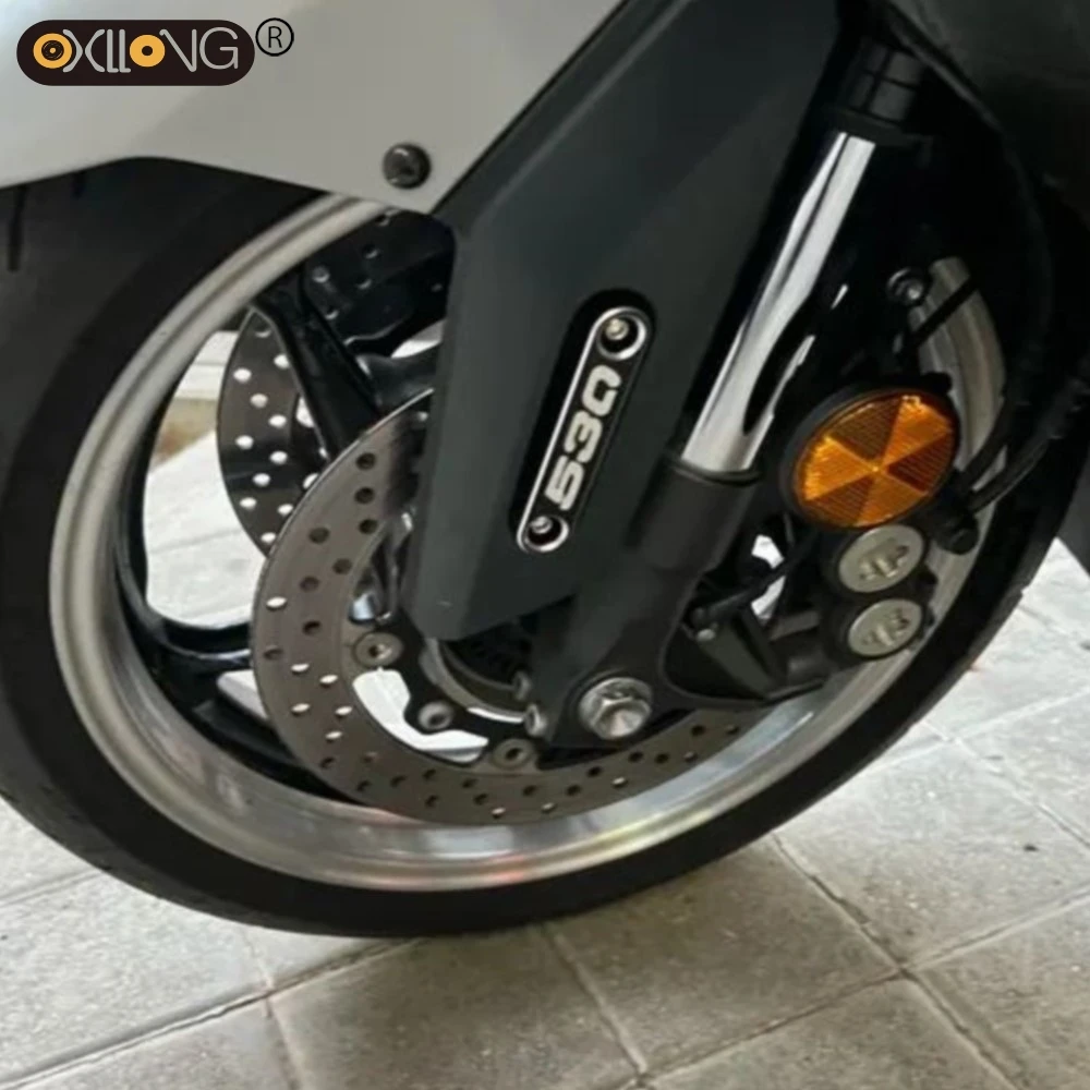 

For Yamaha TMAX 530 SX/DX T-MAX 530 2015 2016 2017 2018 2019 Motorcycle Accessories Front Axle Plate Decorative Frame Cover