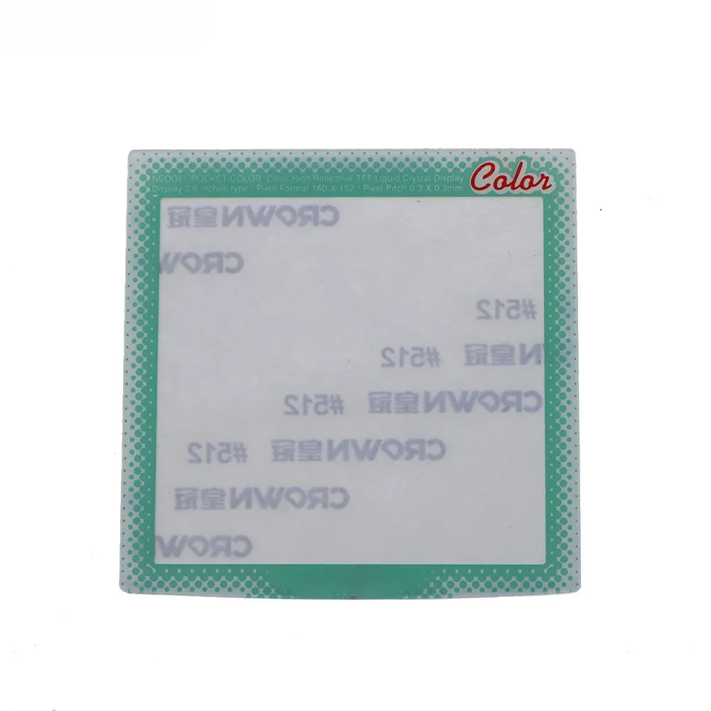 Cltgxdd 1 piece FOR Neo GeoPocket NGP colored plastic glass mirror screen lens protective case for NGPC Neogeoo LCD screen lens