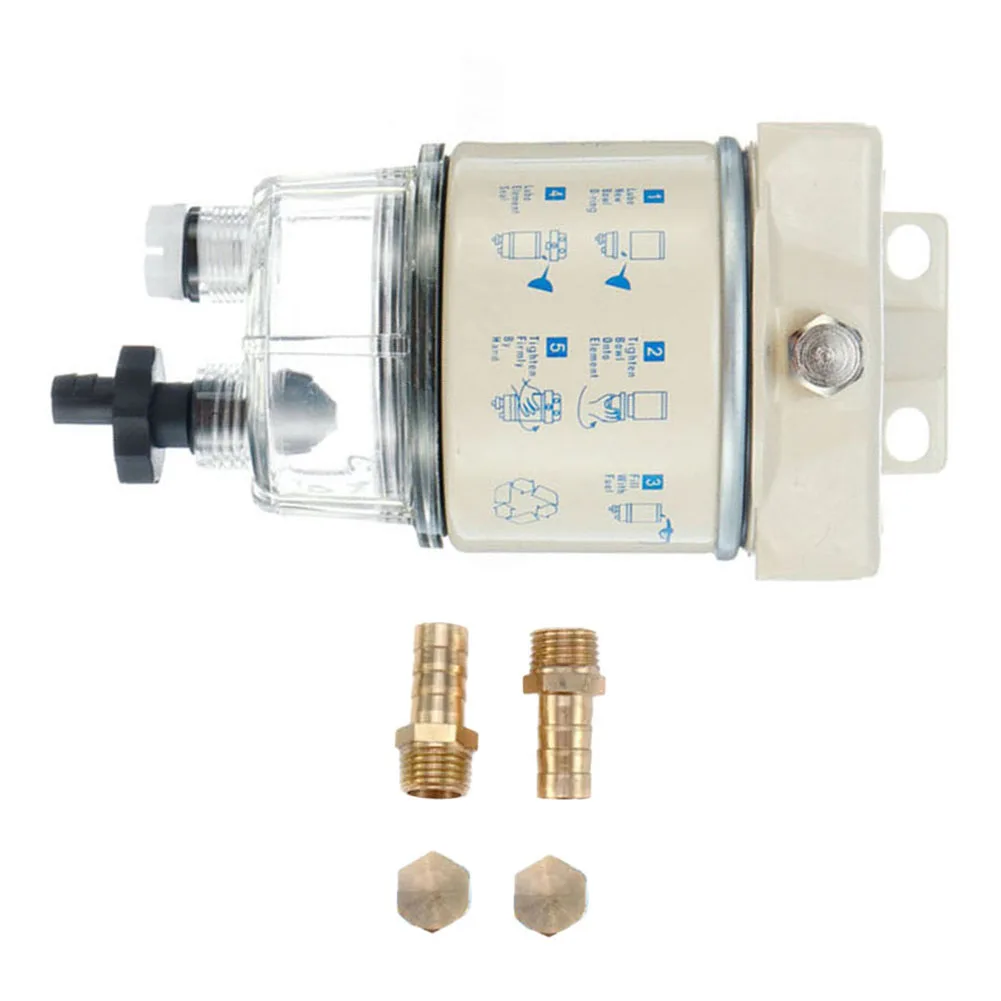 

For Speedboats Spin-on Filter Water Separator High-performance Engine Fuel Filter Spin On Design 10 m Filtration Grade