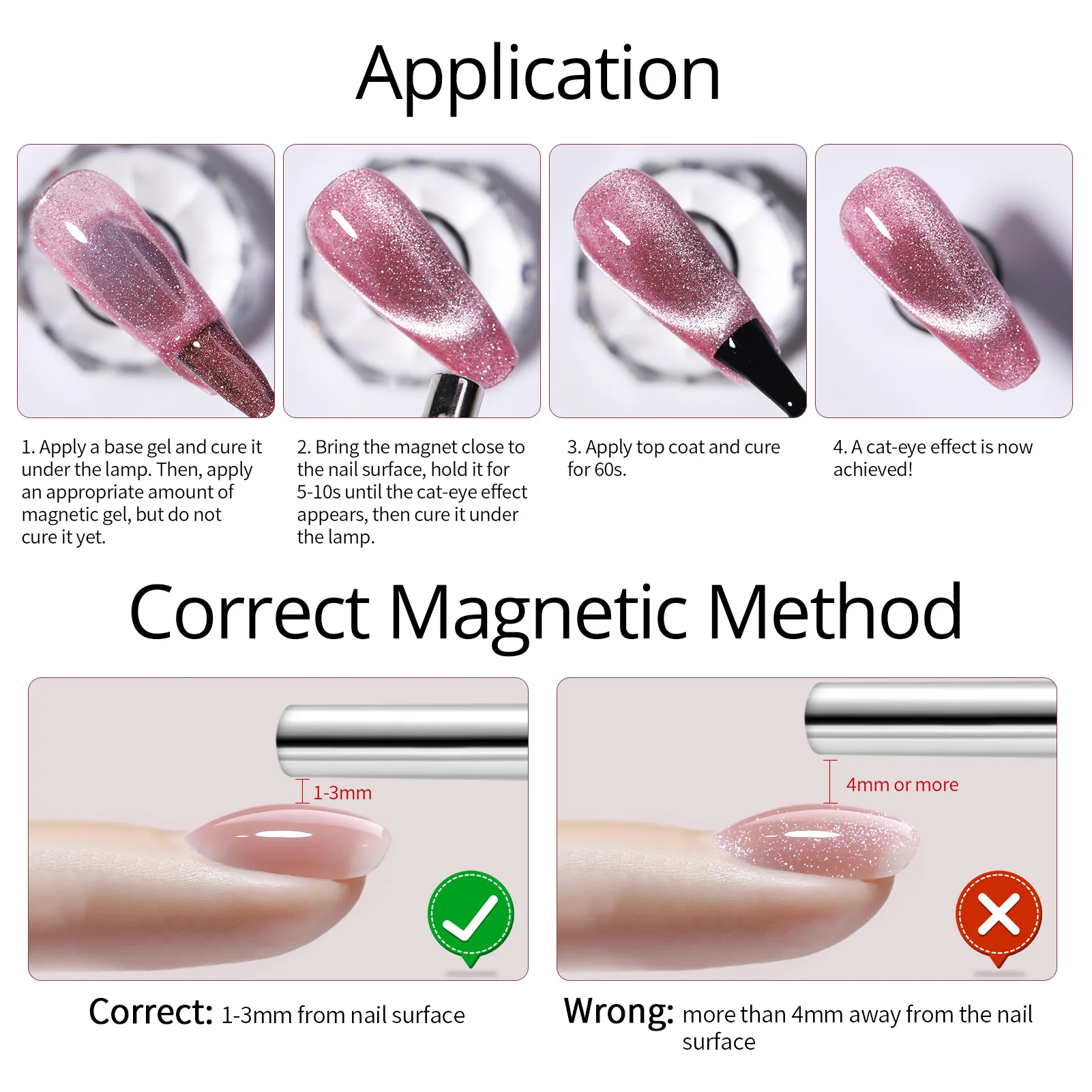 UR SUGAR 15/7ml Gel Nail Polish Jelly Glass Cat Magnetic Gel Pink Silver Semi Permanent Glitter Magnet Soak Off UV/LED GelVarnis