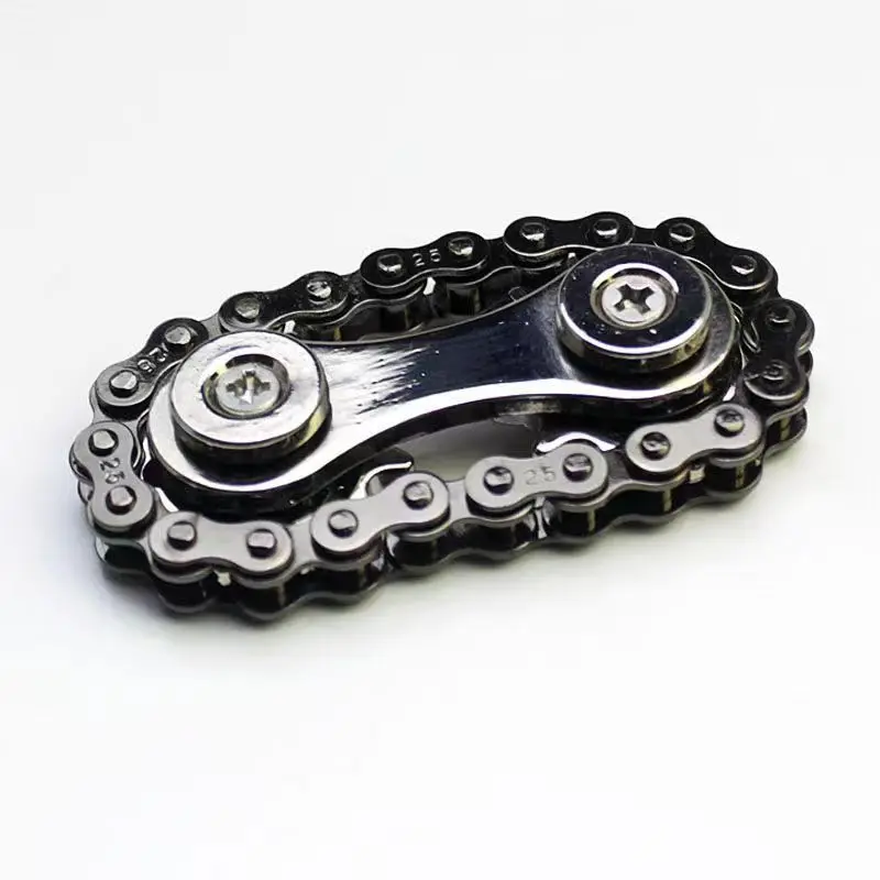 Piñones Flywheel giroscopio para niños y adultos, Spinner antiestrés y ansiedad, cadenas de bicicleta de Metal EDC, juguetes Fidget