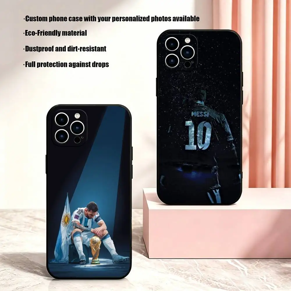 Football 10 Hot Selling Messi Phone Case For iPhone 17, 16,15,14,13,12 Pro Max, Others Soft Black Cover