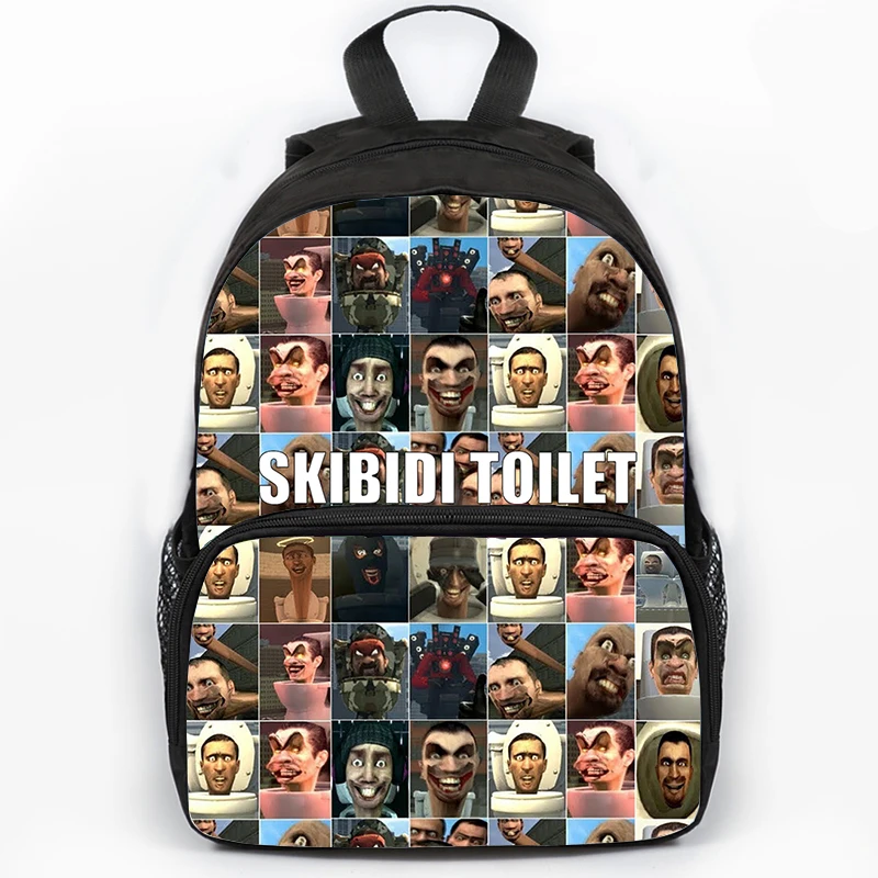 

Skibidi Toilet Backpack Boys Girls School Bags Laptop Daypacks Student Outdoor Travel Rucksack Funny Cartoon Children Bookbag