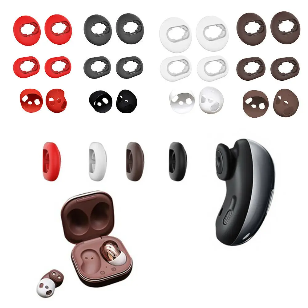 For Galaxy Buds Live Ear Tips Silicone Ear Wing Replacement Earplug for Samsung Galaxy Buds Live Accessories Anti-slip Sleeve