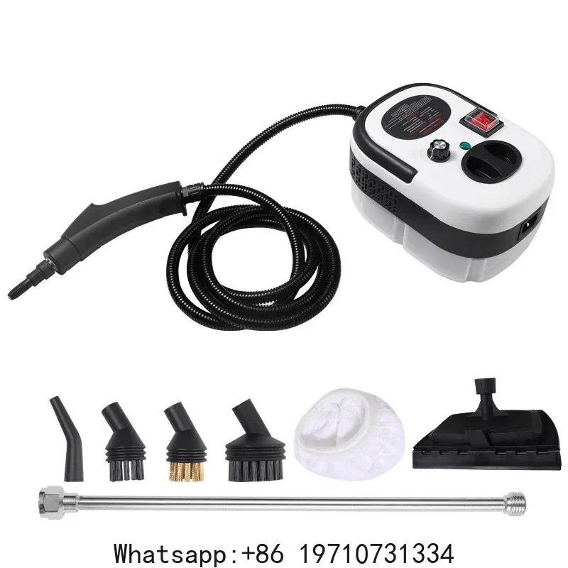 

Portable Handheld Steam Cleaner High Temperature Pressurized Steam Cleaning Machine With Brush Heads For Kitchen Car