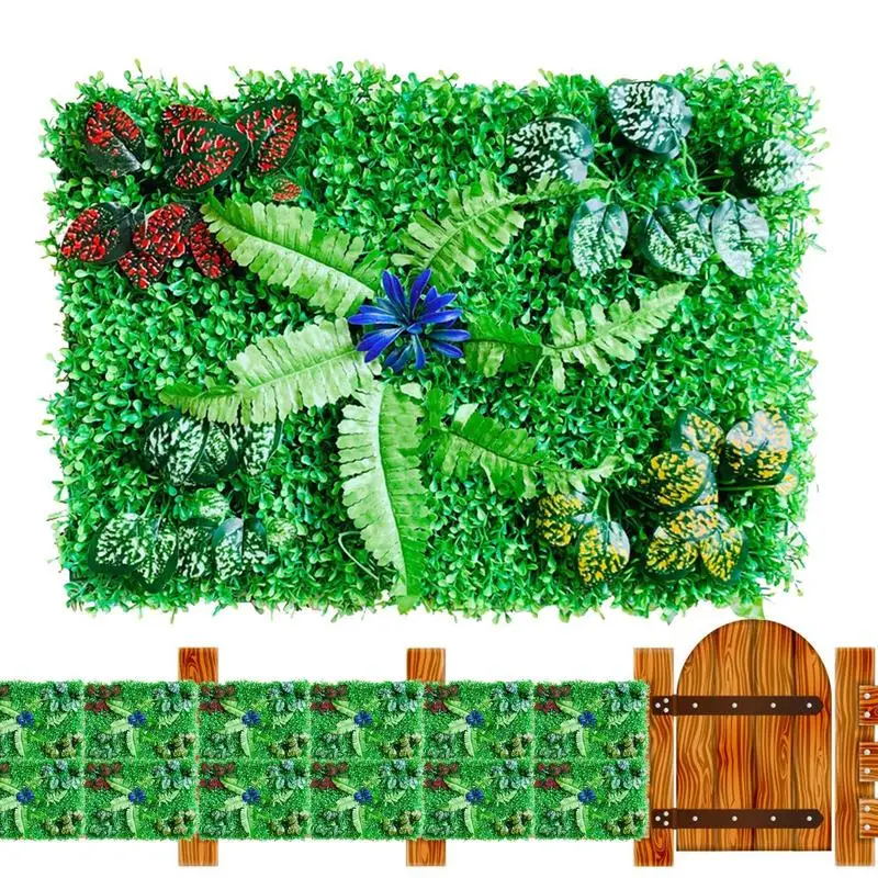 Faux Ivy Privacy Fence Screen Grass Privacy Screen Balcony Back-Artificial Leaf Vine Hedge Outdoor Decor-Garden Backyard