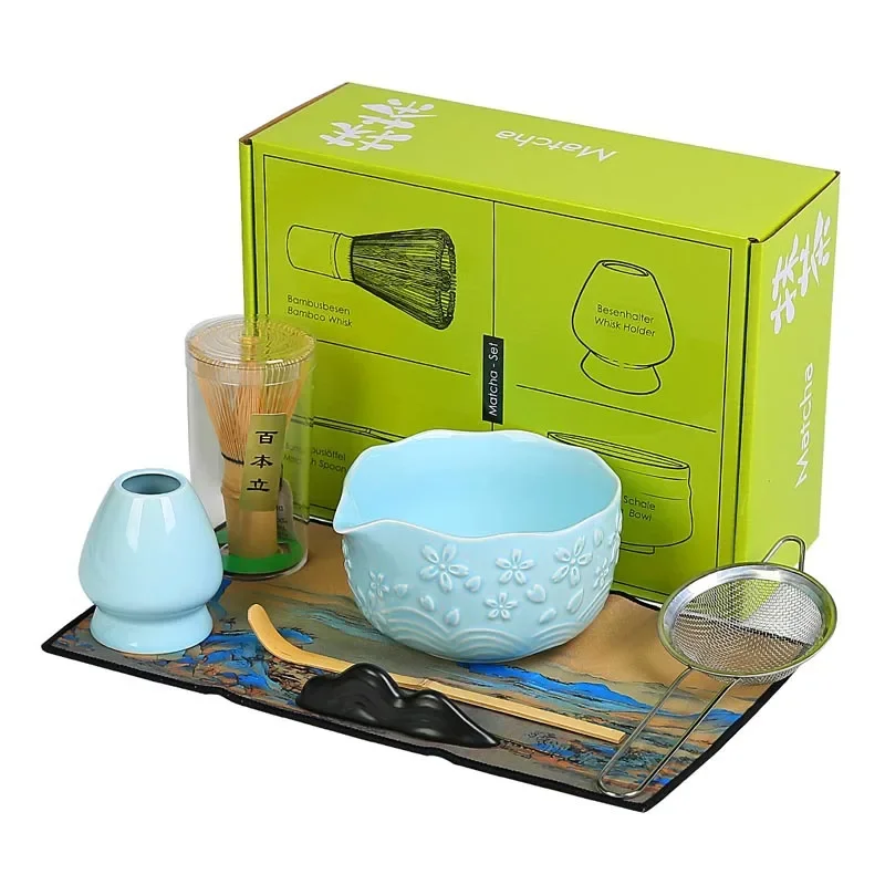 ensemble-matcha-japonais-7-pieces-bol-en-ceramique-sculpte-a-fleurs-et-fouet-cannele-pour-la-preparation-traditionnelle-du-the-fouet-facile