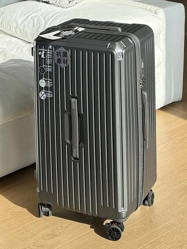 large-capacity-28-inch-carry-on-suitcase-durable-polyester-wheels-universal-20-inch-luggage-travel-password-leather-box