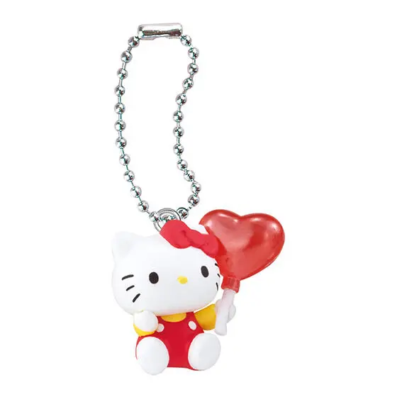 Bandai Sanrio Action Figures Model RED SERIES Kitty Melody Pochacco Decoration Backpack Chain Gashapon Ball Official Genuine