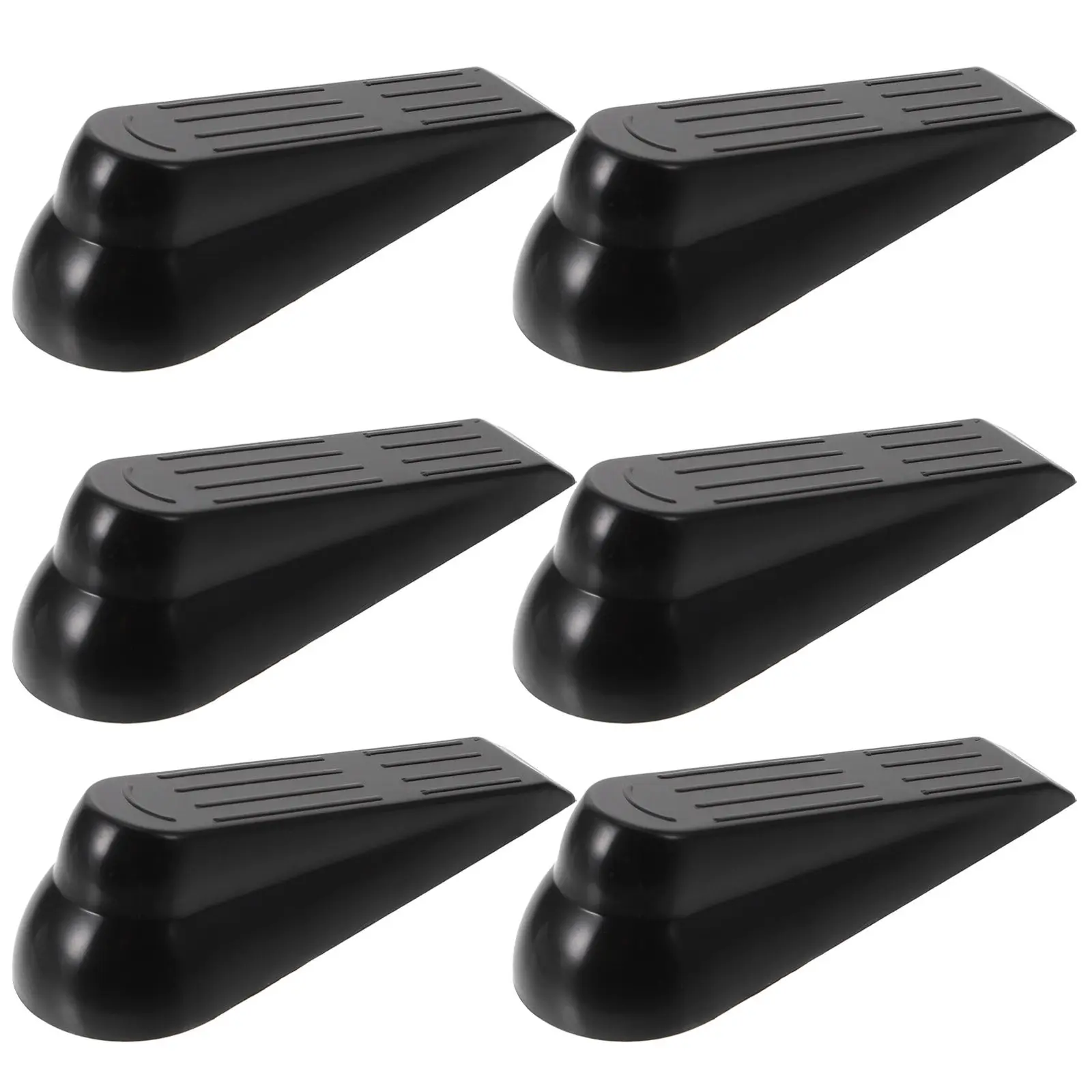 

6Pcs Safe Door Stopper Rubber Wedge Stop for Home Office School Door Protection Finger Injury Prevention Wear-Resistant