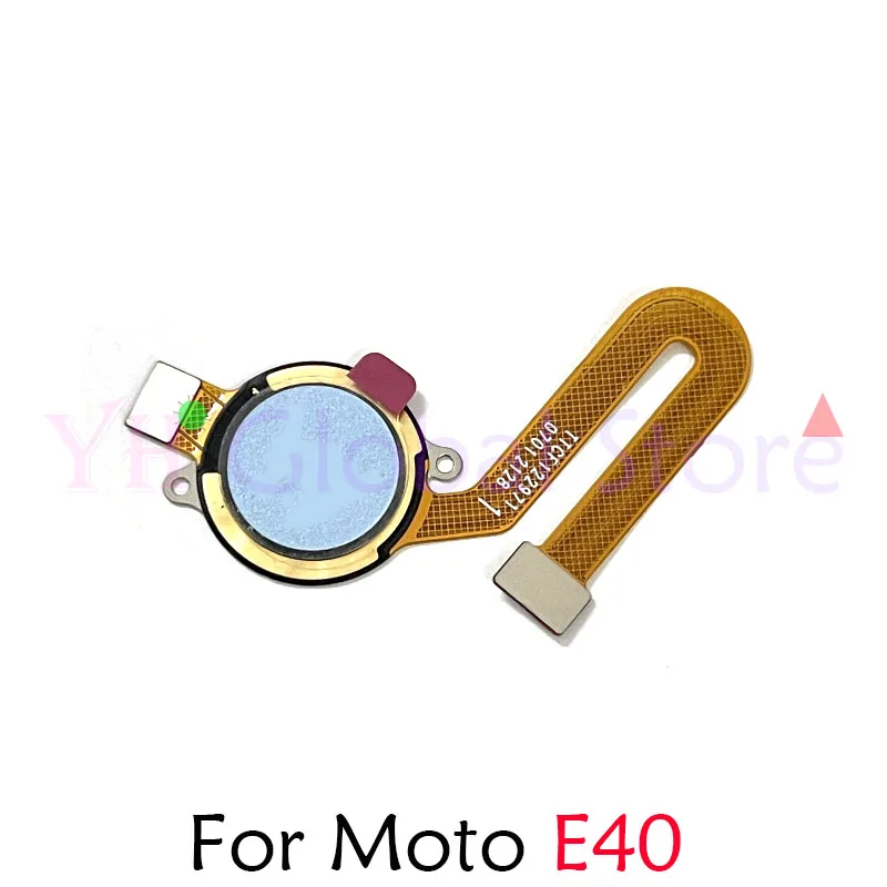 

For Motorola Moto E20 E40 Fingerprint Reader Touch ID Sensor Return Key Home Button Flex Cable Repair Parts