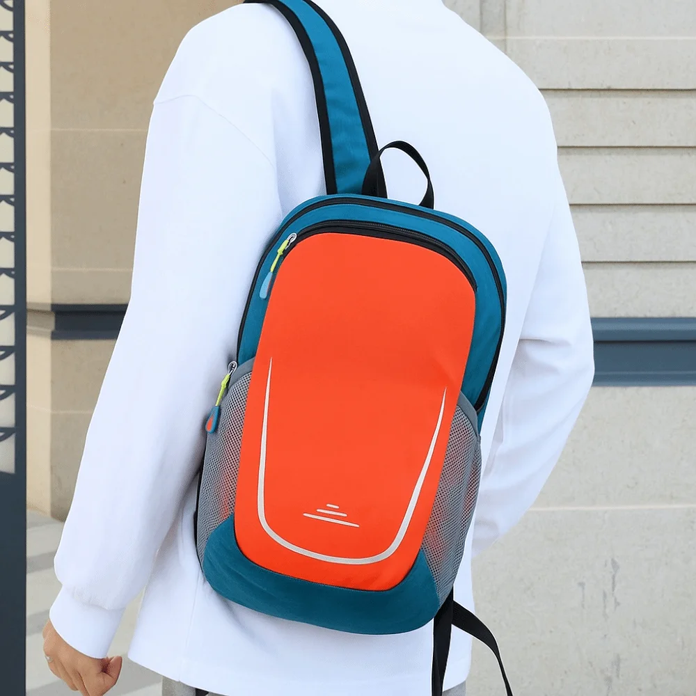옥스포드 천 스포츠 백팩 다채로운 경량 하이킹 배낭 내구성 큰 용량 여행용 숄더백 스포츠