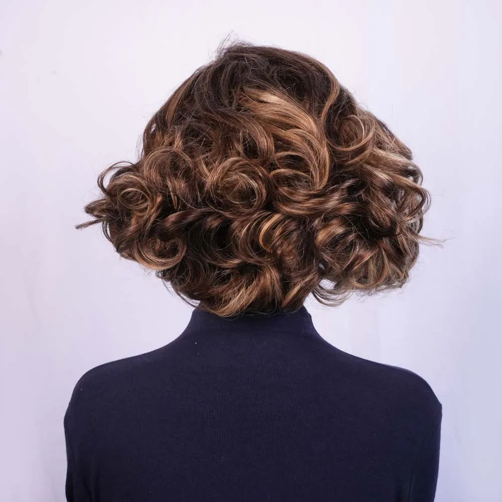 تسليط الضوء على 4x4 إغلاق باروكة من شعر طبيعي قصير للنساء السود 4x4 الدانتيل إغلاق قصيرة ريمي شعر الإنسان بوب شعر مستعار قصير عابث قطع الباروكات #3