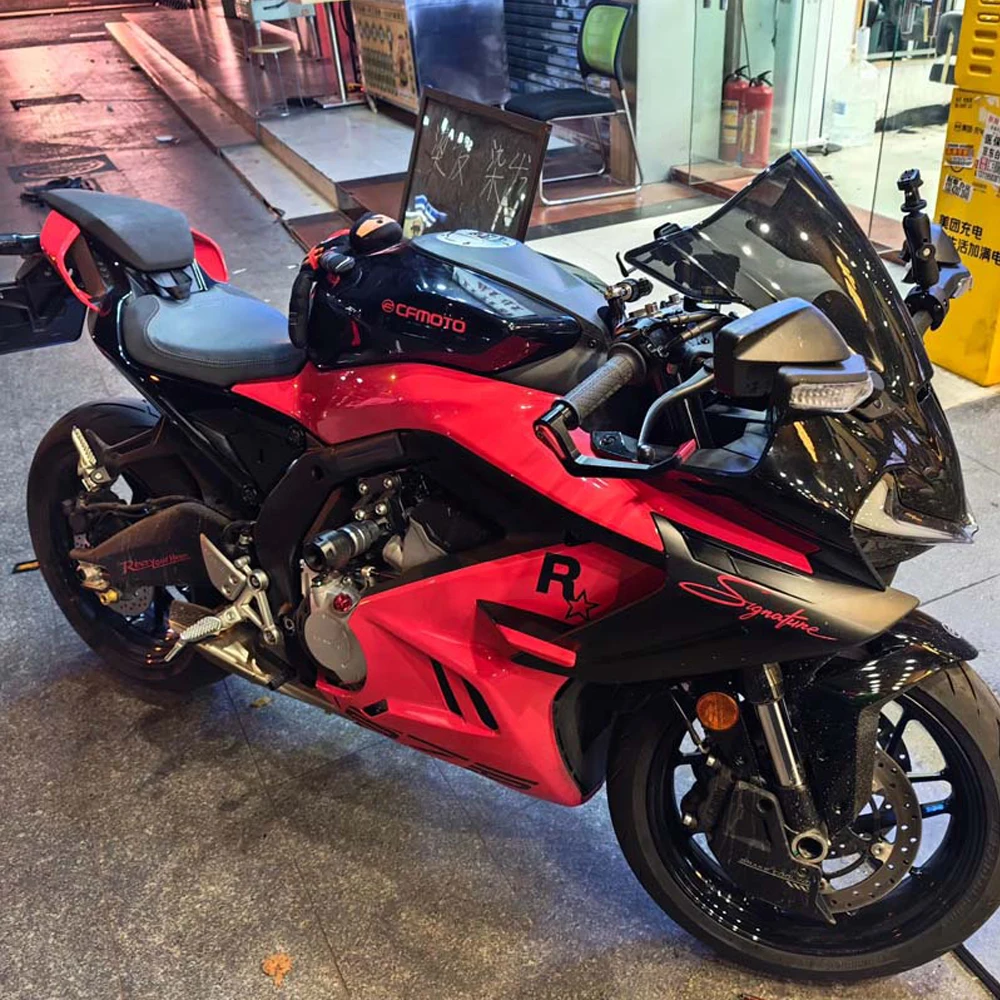 Aluminum Alloy Motorbike Brake Clutch Handguard For CFMOYO 675SR 500SR 450SRS Professional Modified Racing Handguard Protection