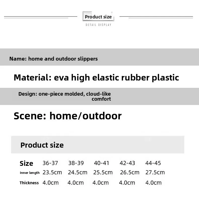 Summer Couple Flip Flops Outdoor Thick Sole Slippers for Women Men Home Sandals with Double Strap