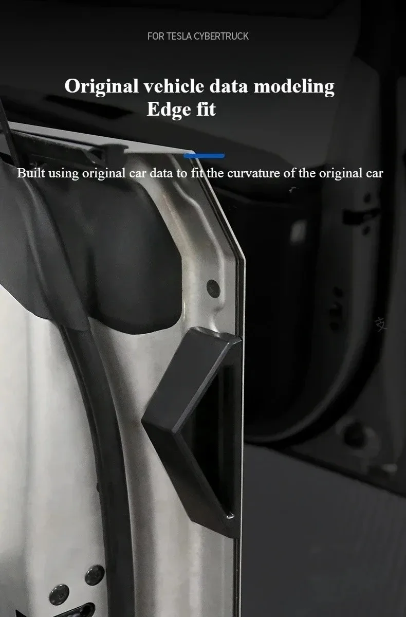 Autotür-Kantenschutzgriff für Tesla Cybertruck 2025, Anti-Kollisionsstreifen, Türgriff, handabdruckresistent, Autozubehör – Detail 3