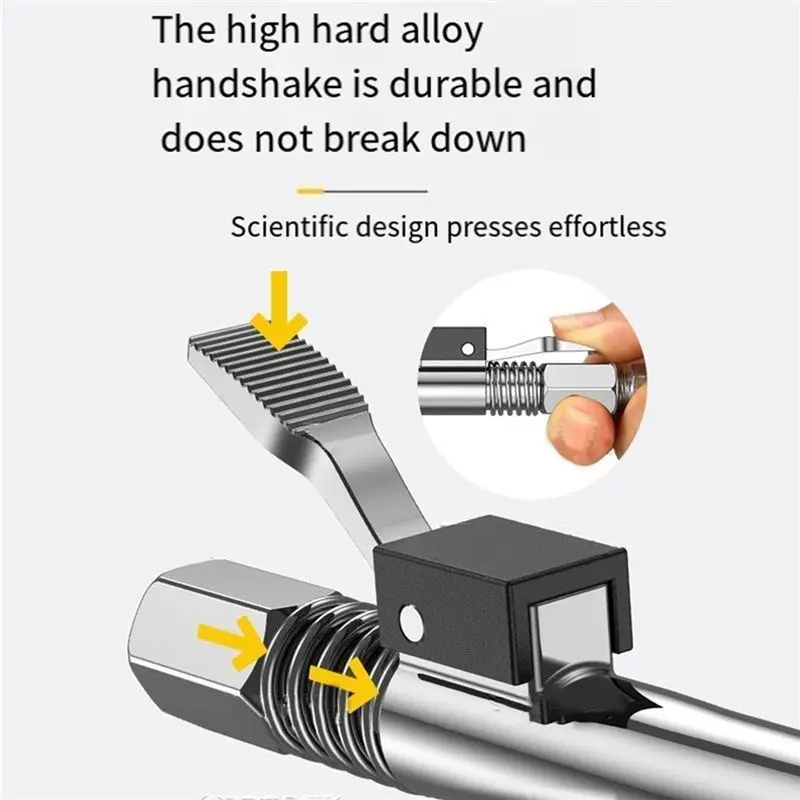 ABUL-Grease Tool Coupler 12000 PSI NPTI/8 Oil Injection Nozzles Nozzle Oil Pump Car Syringe Lubricant Tip Repair Accessories