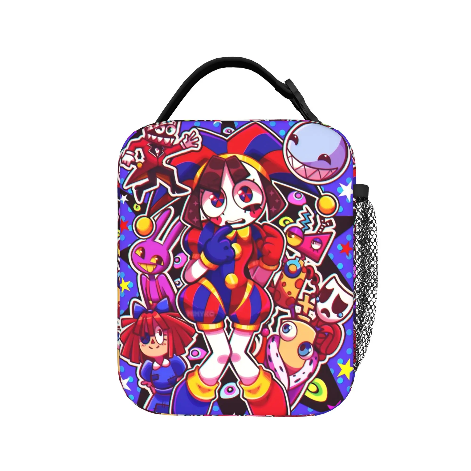 Cartoon Digitals Circus Thermal Insulated Lunch Bags for School  Portable Food Container Bags Cooler Thermal Lunch Boxes