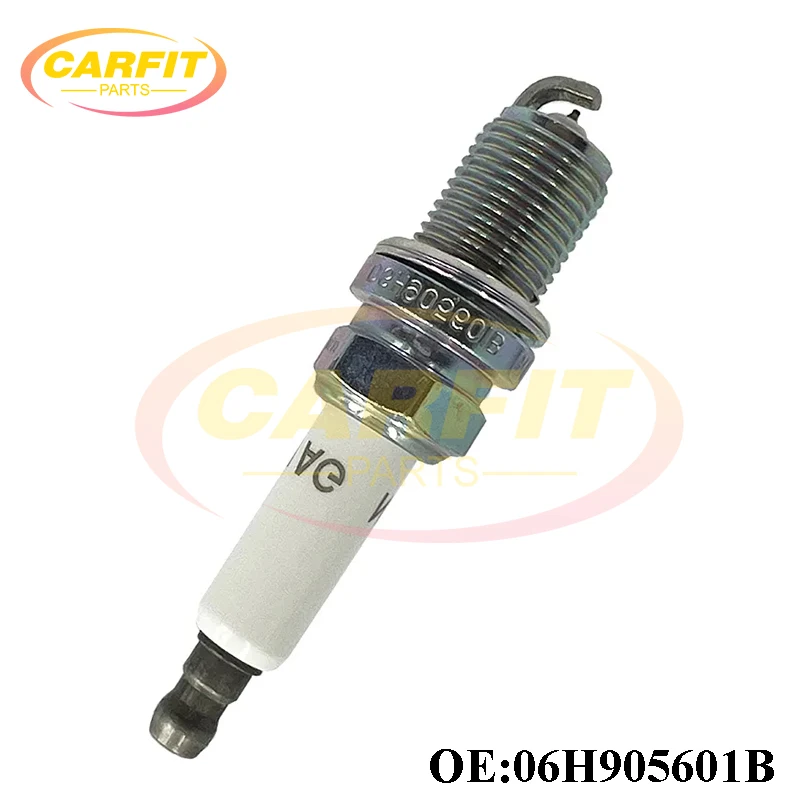 OEM 06H905601B 06H905601A 0242245576 PFR7S8EG Platinum Spark Plug For Audi A3 A4 A5 A6 Q5 R8 S5 TT VW Jetta Golf Passat Tiguan