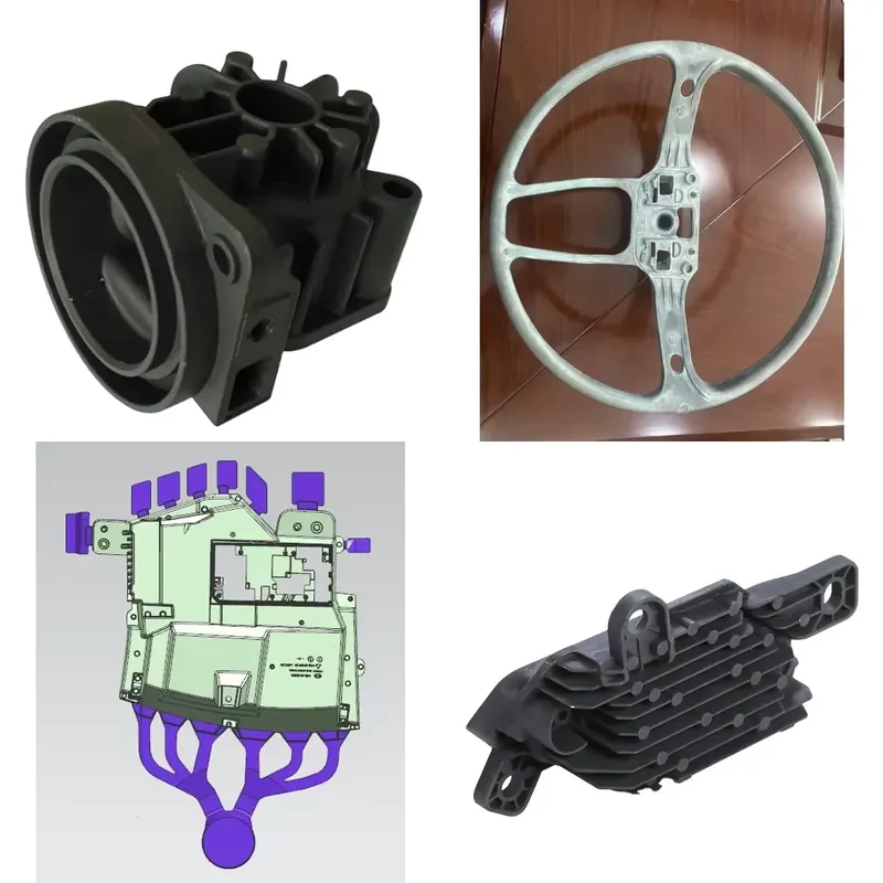 for Custom Auto Parts Engine Brackets with Anodized Powder Coating Casting Service Products