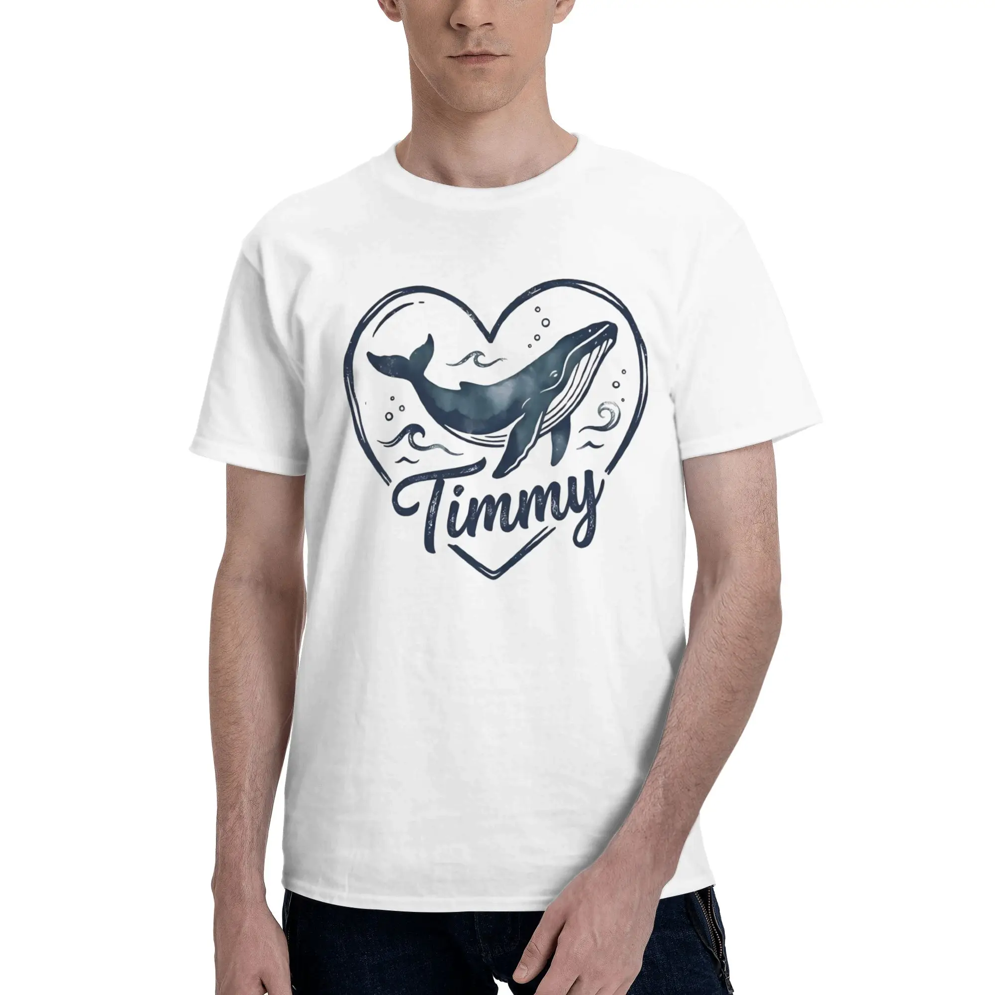 Timmy Hope Whale of Light buckelwal New Arrival T Shirt for Men Women  Cotton  Tee Shirt Clothes
