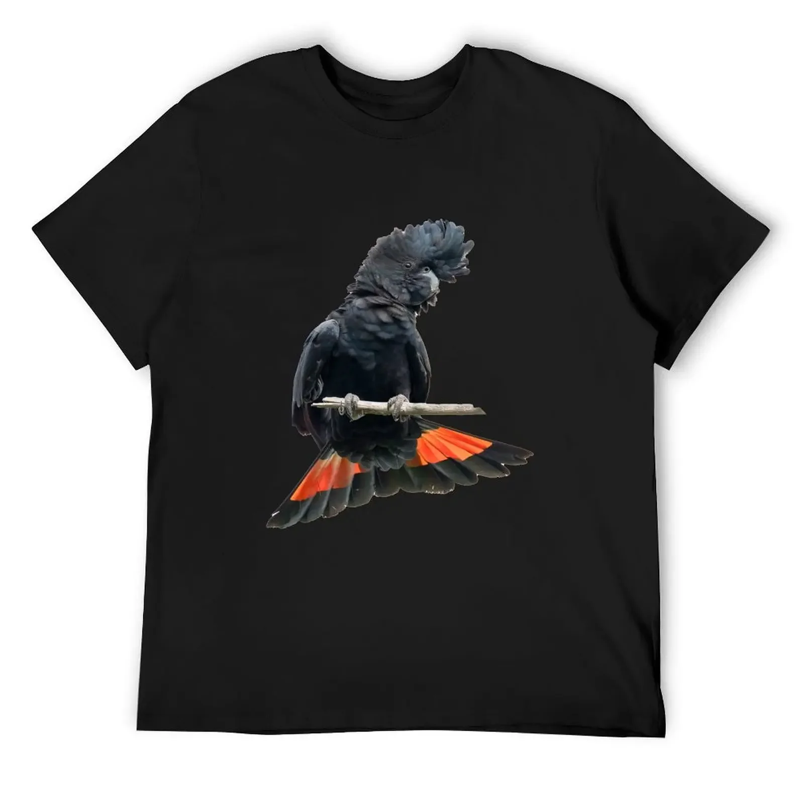 Red-tailed black-cockatoo Australian native bird T-Shirt vintage anime shirt quick drying vintage t shirts t shirt for men