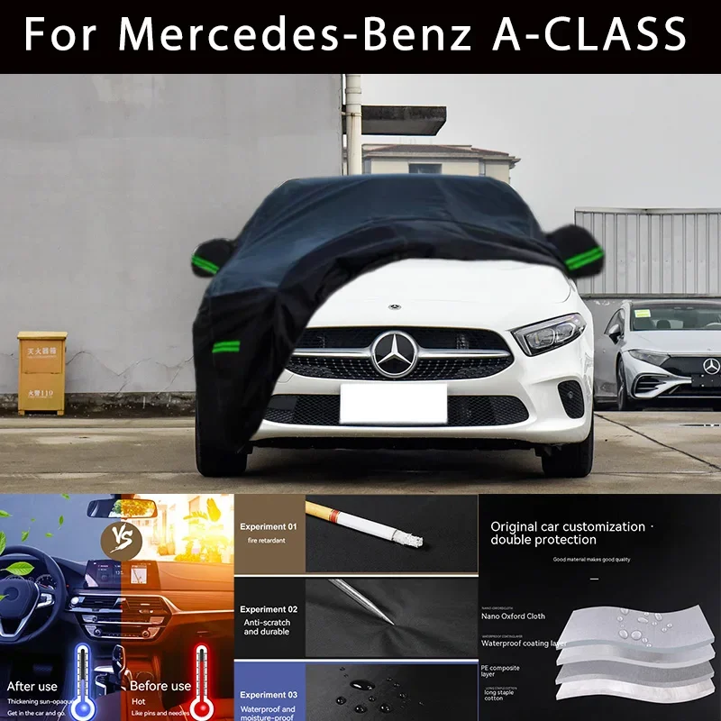 

For Mercedes-Benz A-CLASS Outdoor Protection Full Car Covers Snow Cover Sunshade Waterproof Dustproof Exterior Car accessories