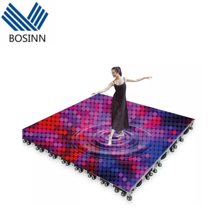 Playground Floor Tile Screen Radar Sensor Interactive Party Wedding Event Concert Stage Ground Display Screen