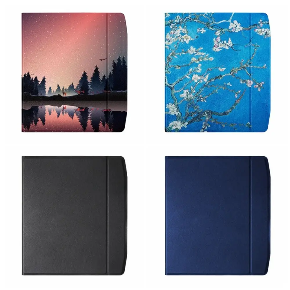 

Auto Sleep/Wake 7 Inch Magnetic Protective Case Anti-fall Leather E-Reader Case Wear-resistant for Pocketbook Era 700