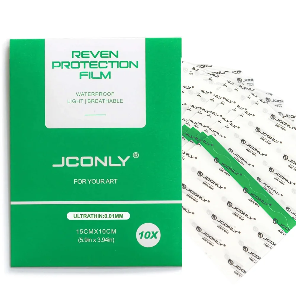 

JCONLY REVEN Tattoo Film Stickers Waterproof Protective Aftercare Skin Healing Film PU Tape Aftercare Bandage Tattoo Supply